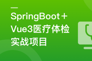[慕课网]SpringBoot+Vue3+MySQL集群 开发健康体检双系统（完结）